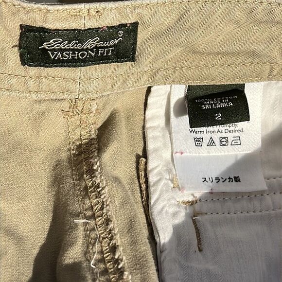 Eddie Bauer Vashon Fit Bermuda Shorts - Knee Length 16” Inseam Size 2 - Picture 8 of 11